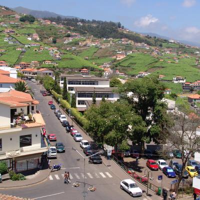 Vista aerea da escola