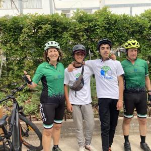 Inauguração do Parque para Bicicletas e Hastear da Bandeira Verde 